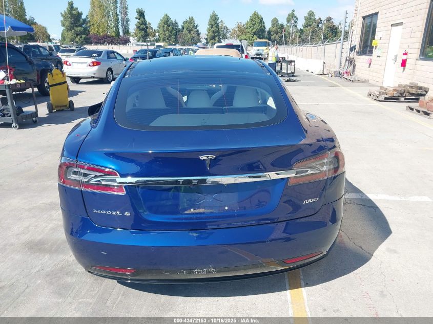 2018 Tesla Model S 100D/75D/P100D VIN: 5YJSA1E24JF295614 Lot: 43472153