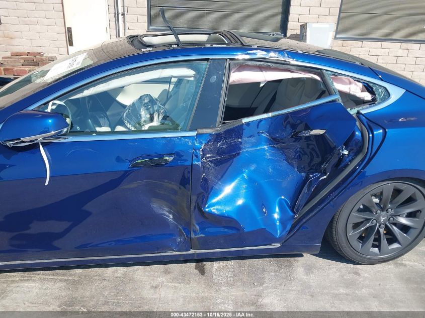 2018 Tesla Model S 100D/75D/P100D VIN: 5YJSA1E24JF295614 Lot: 43472153