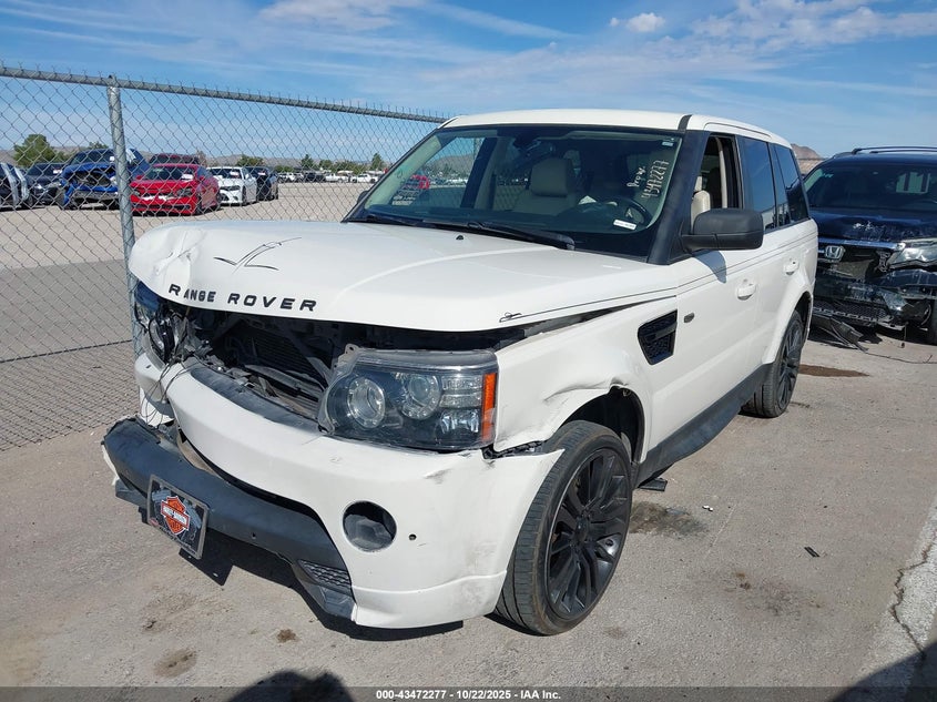 2008 Land Rover Range Rover Sport Hse white suv gasoline SALSK25488A174813 photo #3