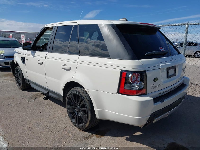 2008 Land Rover Range Rover Sport Hse white suv gasoline SALSK25488A174813 photo #4