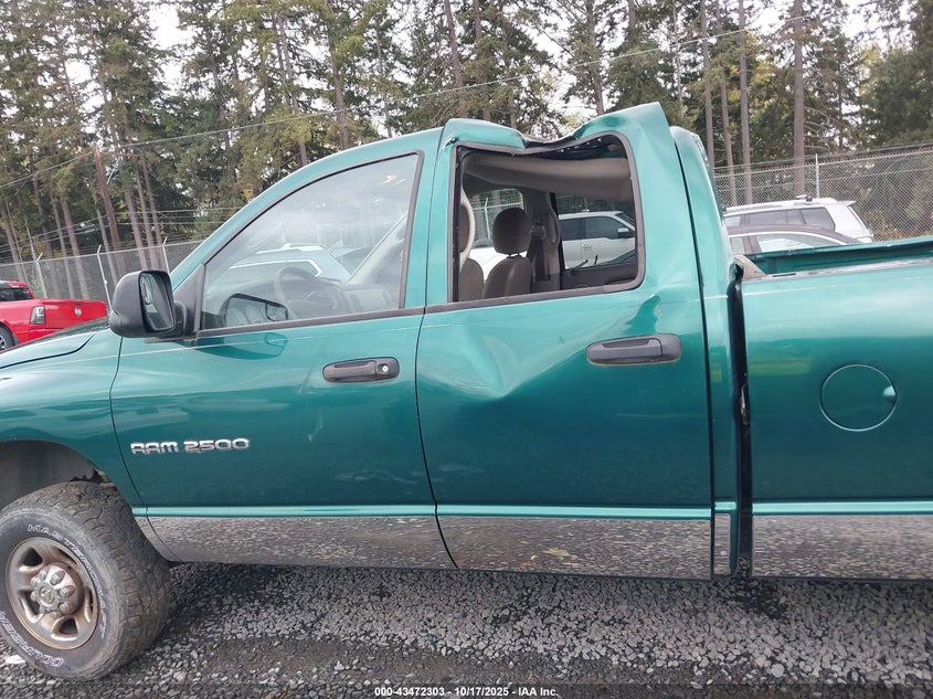 2003 Dodge Ram 2500 Slt/Laramie/St VIN: 3D7KU286X3G765479 Lot: 43472303