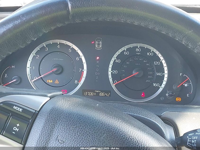 2010 Honda Accord 2.4 Ex-L VIN: 1HGCP2F80AA124252 Lot: 43472336