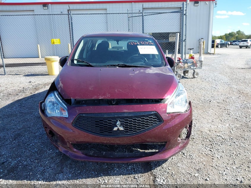 2020 Mitsubishi Mirage G4 Es VIN: ML32F3FJ6LHF06954 Lot: 43472356