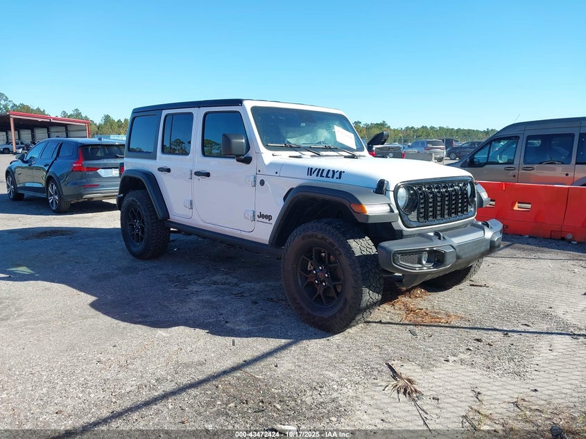 2025 JEEP WRANGLER 4-DOOR WILLYS 4X4 - 1C4PJXDN2SW521330