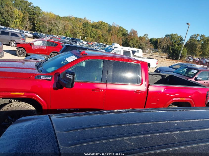 2025 GMC Sierra 2500Hd 4Wd Standard Bed At4 VIN: 1GT4UPEY4SF237572 Lot: 43472587