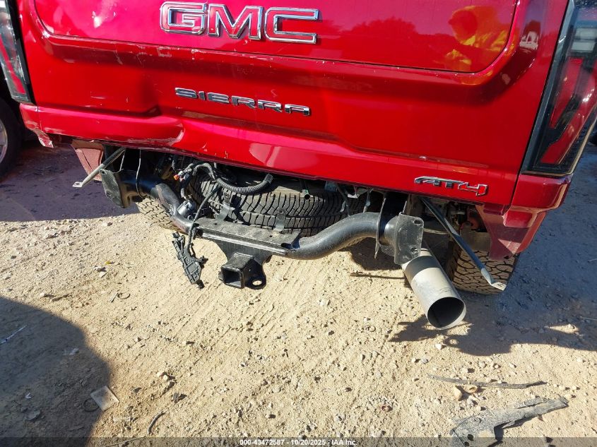 2025 GMC Sierra 2500Hd 4Wd Standard Bed At4 VIN: 1GT4UPEY4SF237572 Lot: 43472587
