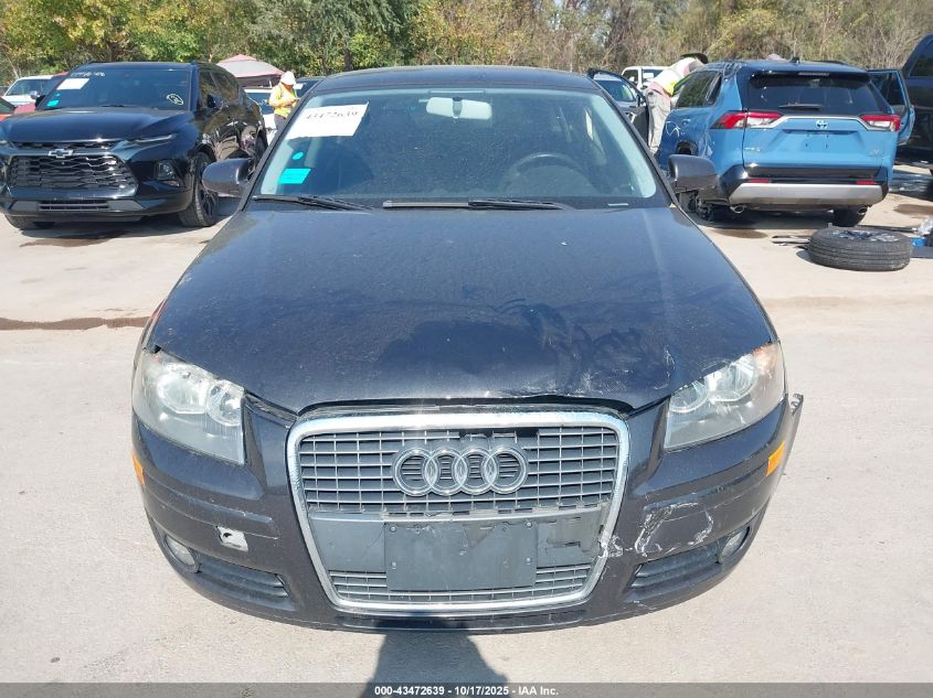 2006 Audi A3 2.0T VIN: WAUMF78P06A024289 Lot: 43472639