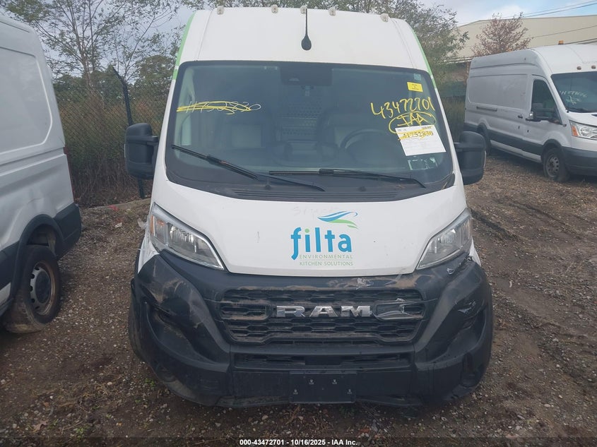 2023 Ram Promaster 2500 High Roof 159 Wb VIN: 3C6LRVDG7PE500902 Lot: 43472701