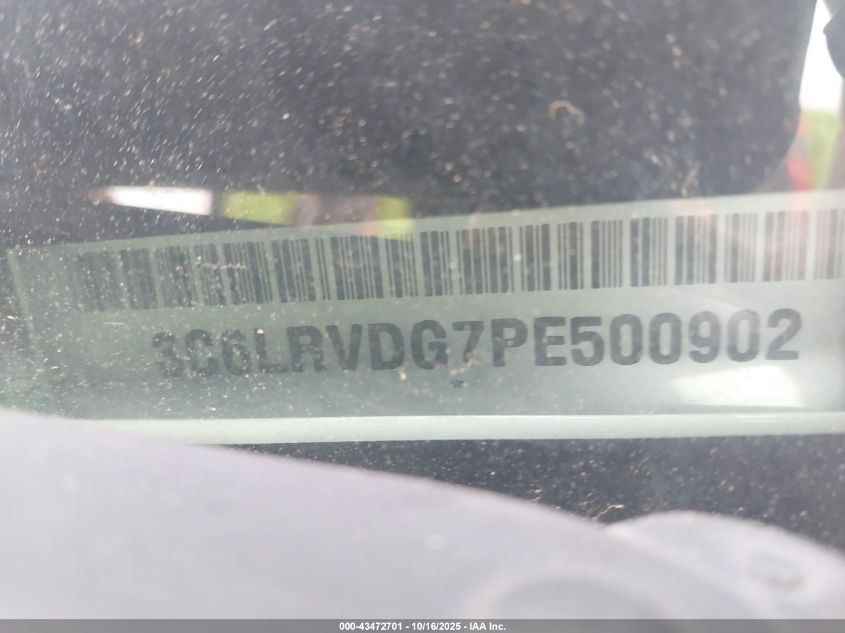 2023 Ram Promaster 2500 High Roof 159 Wb VIN: 3C6LRVDG7PE500902 Lot: 43472701