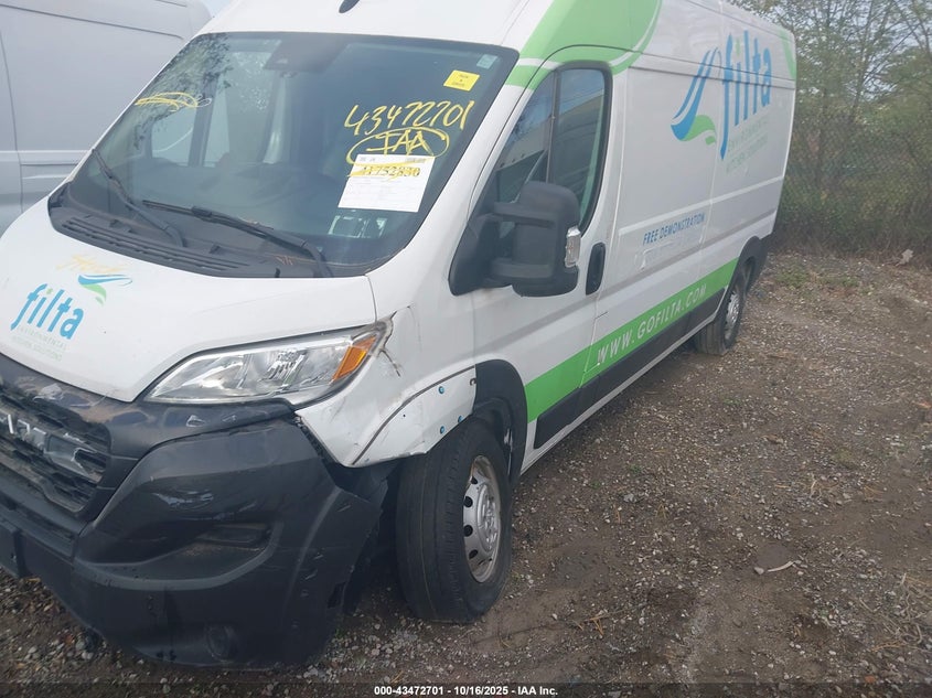 2023 Ram Promaster 2500 High Roof 159 Wb VIN: 3C6LRVDG7PE500902 Lot: 43472701