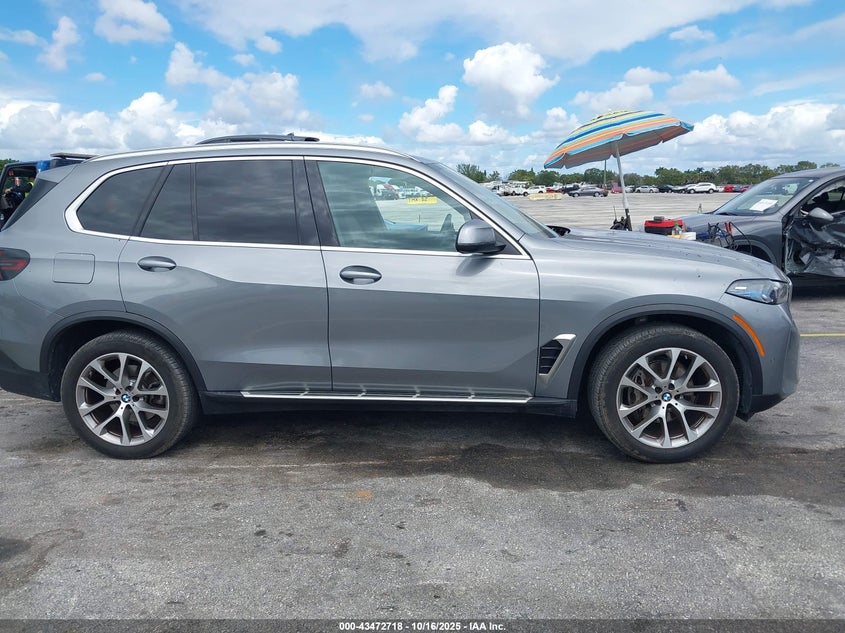 2025 BMW X5 XDRIVE40I 5UX23EU03S9Z43388