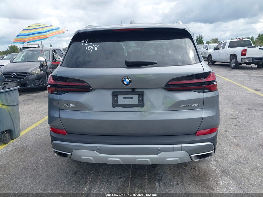 2025 BMW X5 XDRIVE40I 5UX23EU03S9Z43388