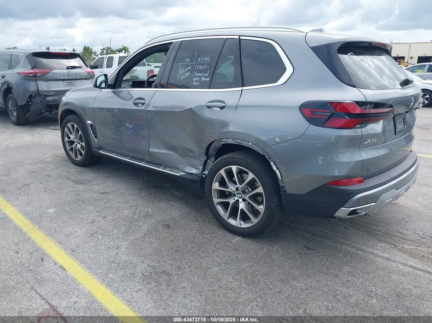 2025 BMW X5 XDRIVE40I 5UX23EU03S9Z43388