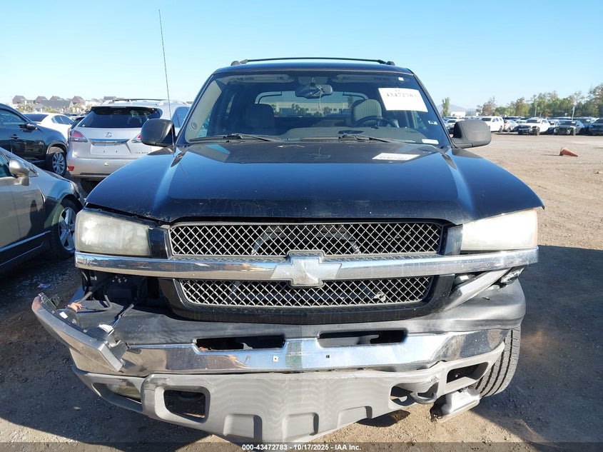 2003 Chevrolet Avalanche 1500 VIN: 3GNEC13T93G316027 Lot: 43472783
