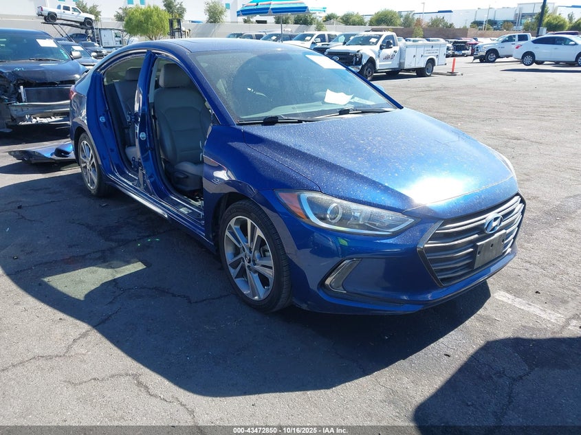 2017 HYUNDAI ELANTRA LIMITED - 5NPD84LF6HH095406