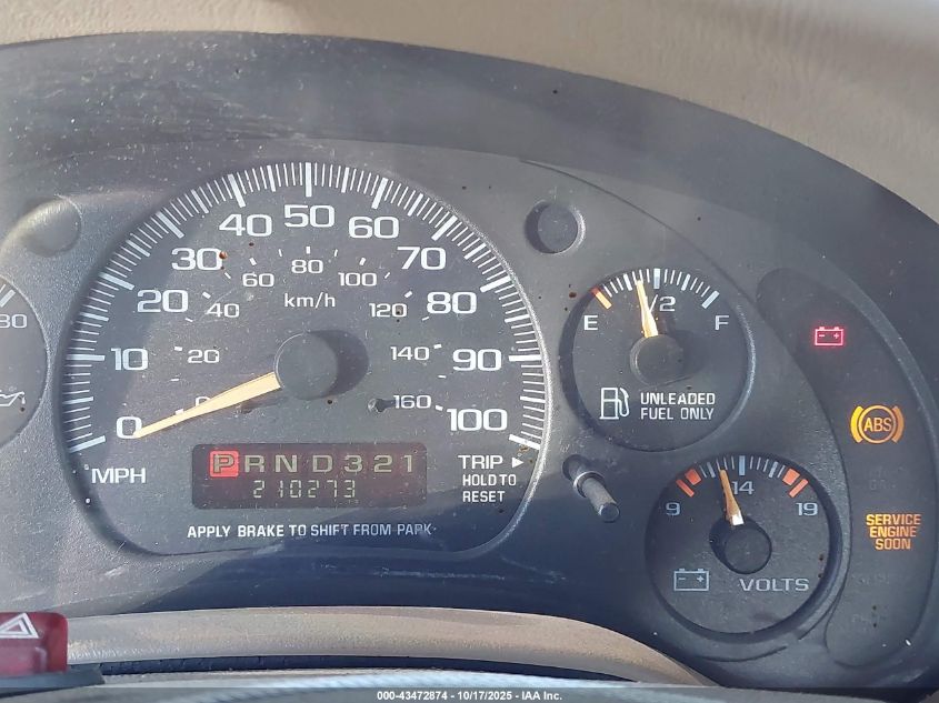 2002 Chevrolet Astro Ls VIN: 1GNDM19X72B107881 Lot: 43472874