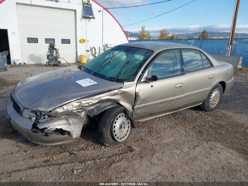 2002 Buick Century Limited gold sedan gasoline 2G4WY55J621215791 photo #3