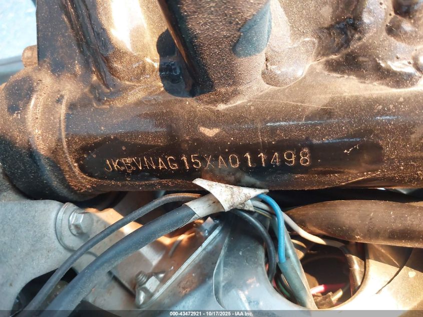 1999 Kawasaki Vn1500 G VIN: JKBVNAG15XA011498 Lot: 43472921