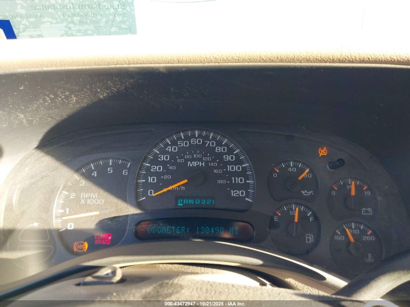 2005 Chevrolet Avalanche 1500 Ls VIN: 3GNEC12Z95G280686 Lot: 43472947