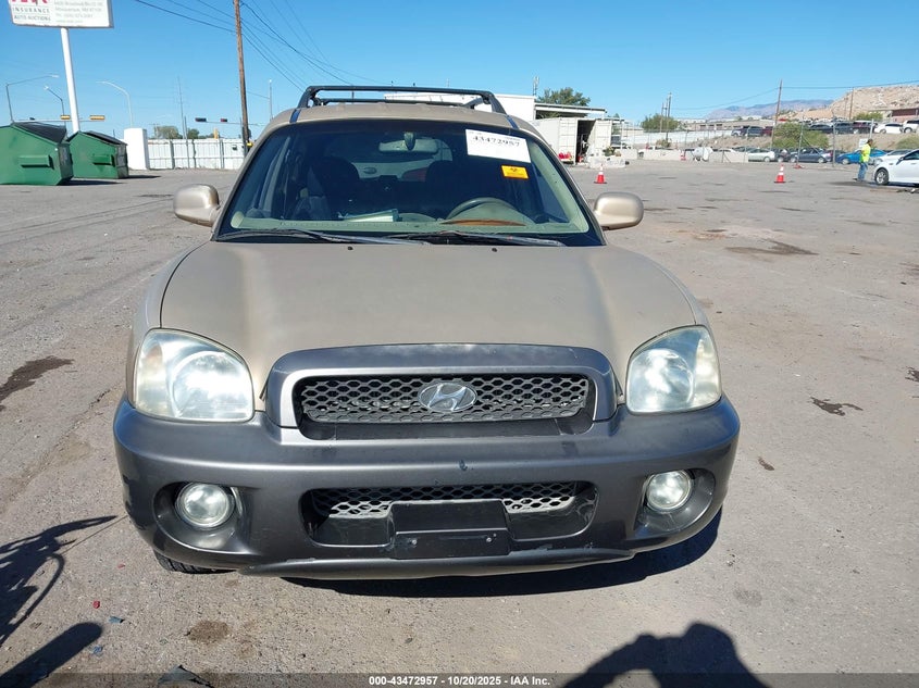 2002 Hyundai Santa Fe Gls/Lx VIN: KM8SC73D72U261172 Lot: 43472957
