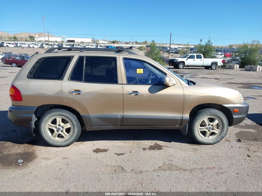 2002 Hyundai Santa Fe Gls/Lx VIN: KM8SC73D72U261172 Lot: 43472957
