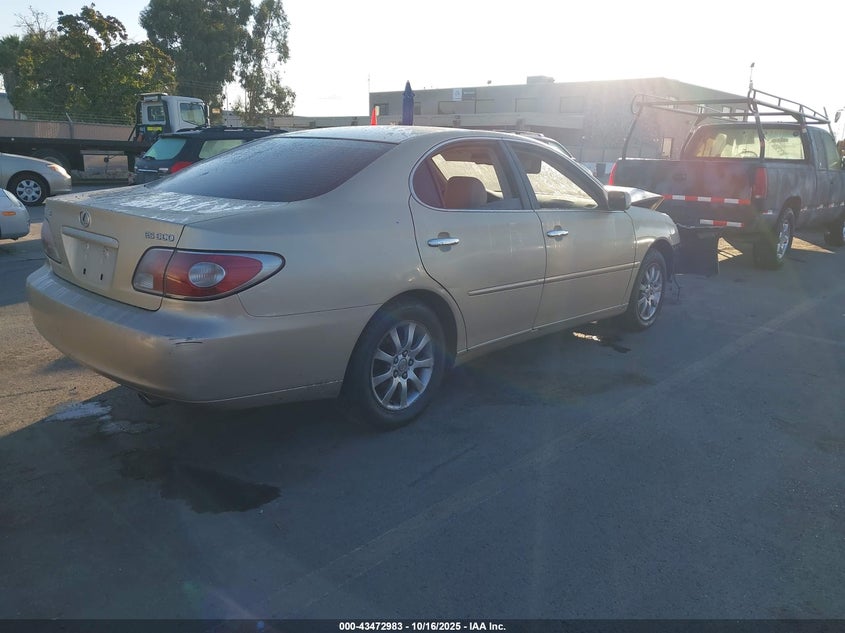 JTHBF30G030131468 2003 LEXUS ES photo no. 4