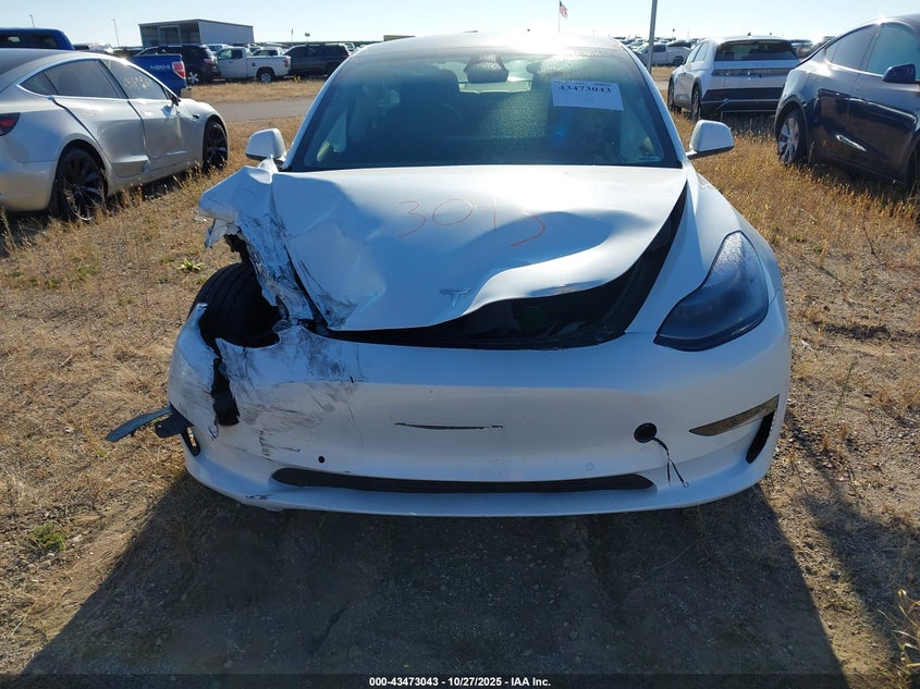 2022 Tesla Model 3 Long Range Dual Motor All-Wheel Drive VIN: 5YJ3E1EB8NF333635 Lot: 43473043