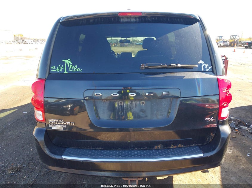 2013 Dodge Grand Caravan R/T VIN: 2C4RDGEG2DR587906 Lot: 43473105