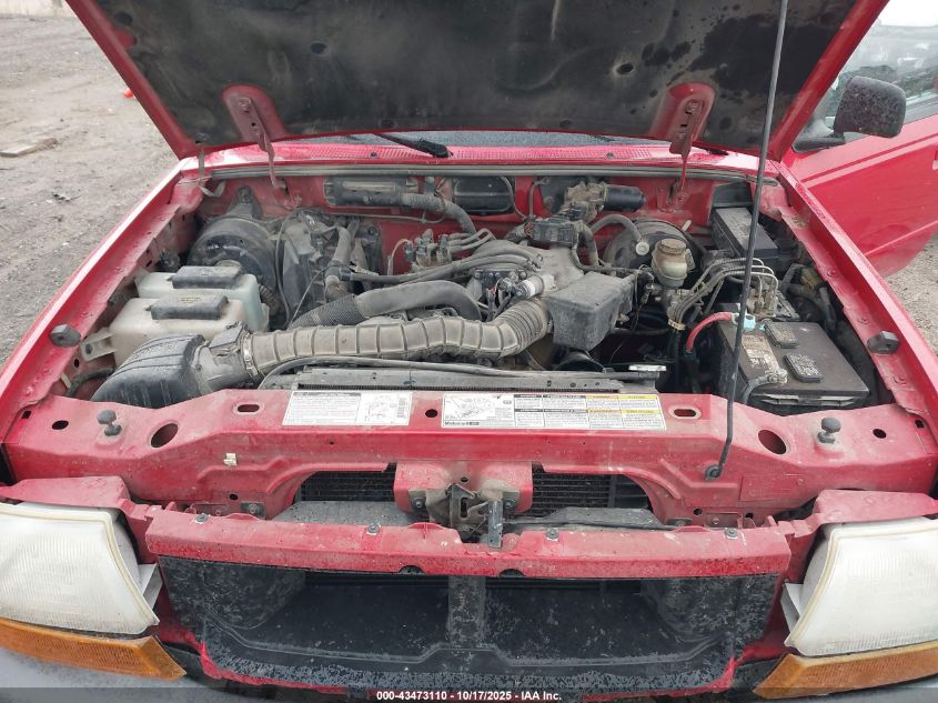 1998 Ford Ranger Splash/Xl/Xlt VIN: 1FTZR15U4WPB44424 Lot: 43473110