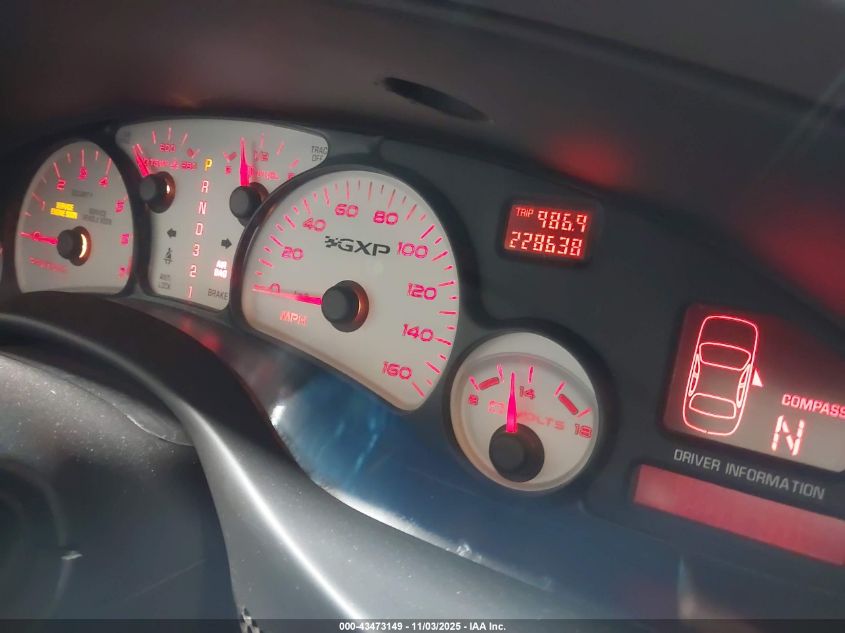 2005 Pontiac Bonneville Gxp VIN: 1G2HZ54Y05U240241 Lot: 43473149