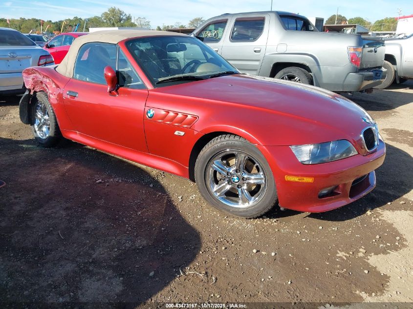 2000 BMW Z3  VIN: WBACH9345YLG05280
