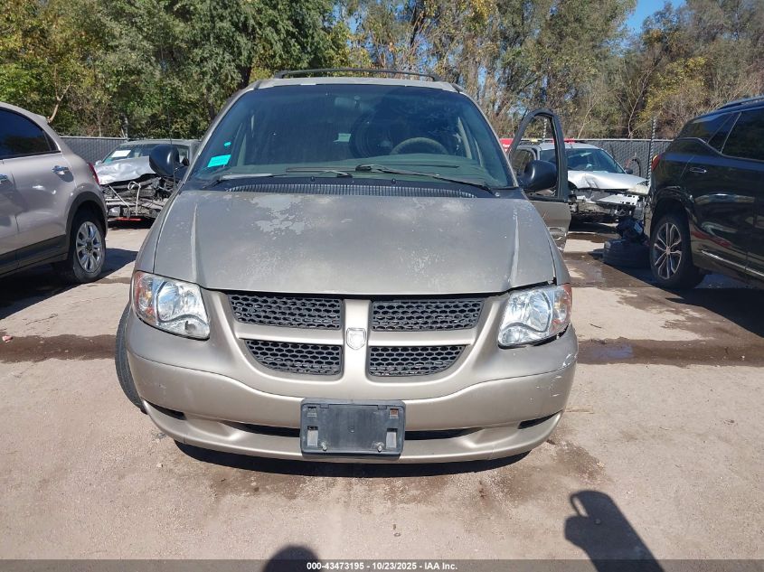 2002 Dodge Grand Caravan Ex VIN: 2B8GP74L62R505536 Lot: 43473195