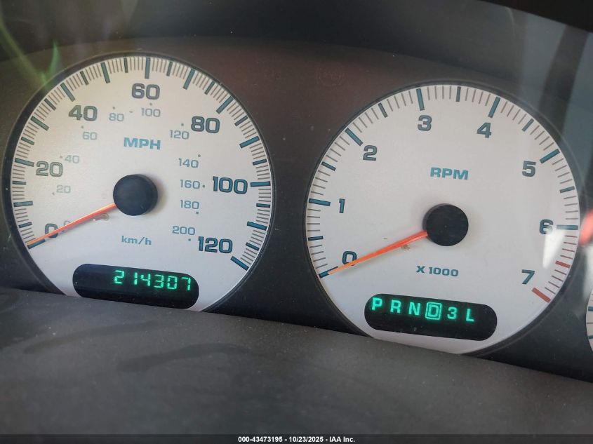 2002 Dodge Grand Caravan Ex VIN: 2B8GP74L62R505536 Lot: 43473195