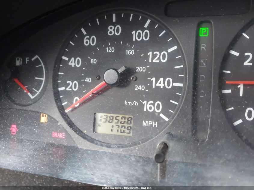 2000 Nissan Maxima Gle/Gxe/Se VIN: JN1CA31A9YT024457 Lot: 43473386