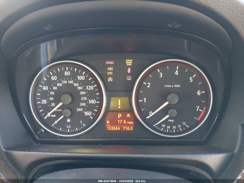 2007 BMW 328Xi VIN: WBAVC93527KX56062 Lot: 43473648