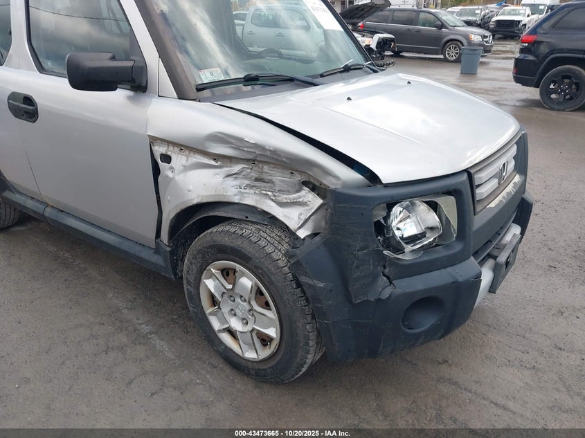 2007 Honda Element Lx VIN: 5J6YH28377L010906 Lot: 43473665