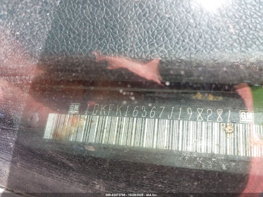 2007 GMC Yukon Xl 1500 Slt VIN: 1GKFK16367J198281 Lot: 43473708