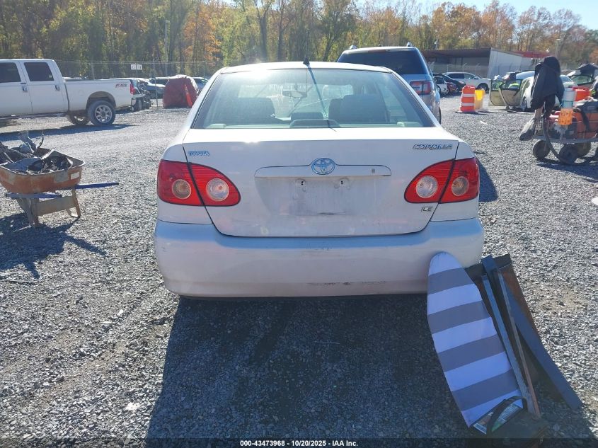 2006 Toyota Corolla Le VIN: 1NXBR30E36Z599596 Lot: 43473968