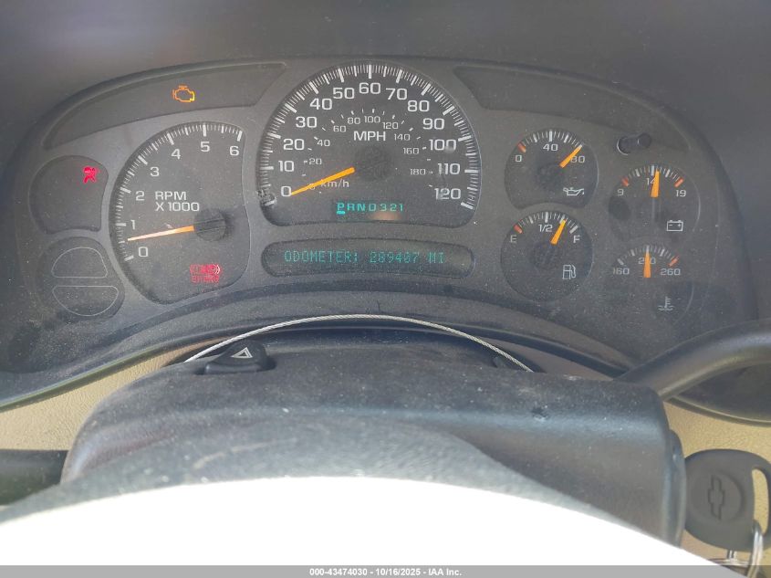 2003 Chevrolet Tahoe Lt VIN: 1GNEK13Z43J166480 Lot: 43474030