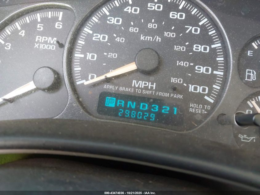 2002 Chevrolet Suburban 1500 Ls VIN: 3GNFK16T22G326674 Lot: 43474036