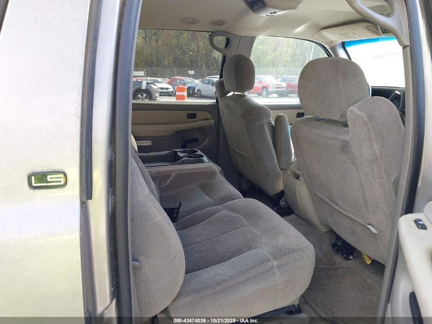 2002 Chevrolet Suburban 1500 Ls VIN: 3GNFK16T22G326674 Lot: 43474036