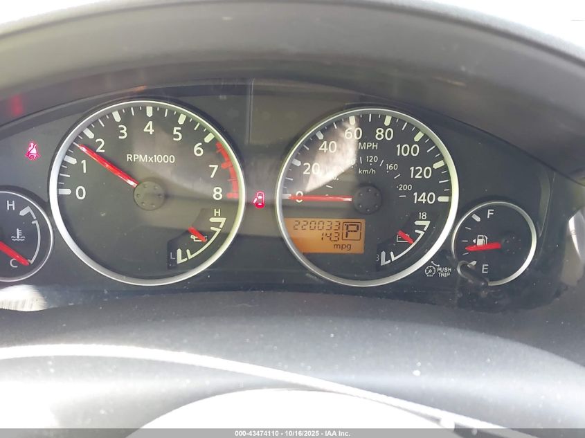 2007 Nissan Pathfinder Le VIN: 5N1AR18UX7C622780 Lot: 43474110