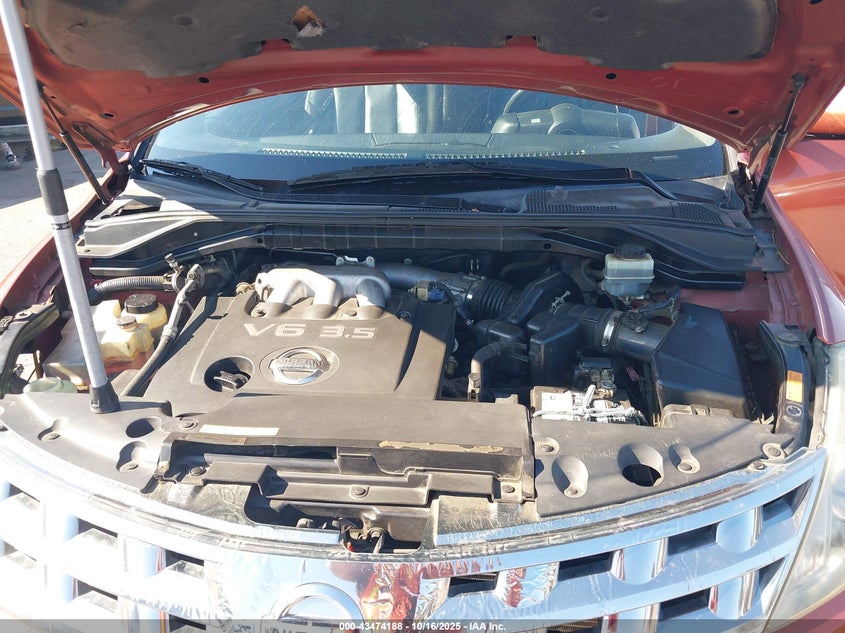 2004 Nissan Murano Sl VIN: JN8AZ08W24W333102 Lot: 43474188