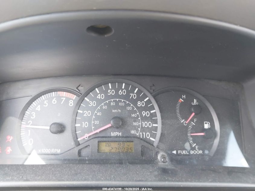 2005 Toyota Corolla Ce VIN: JTDBR32EX52058993 Lot: 43474199