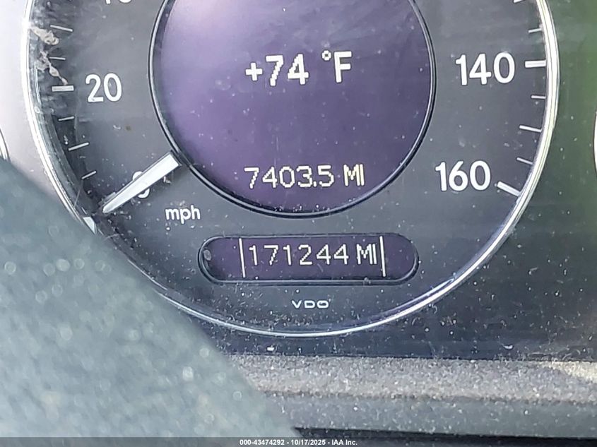 2004 Mercedes-Benz E 320 VIN: WDBUF65J74A587574 Lot: 43474292