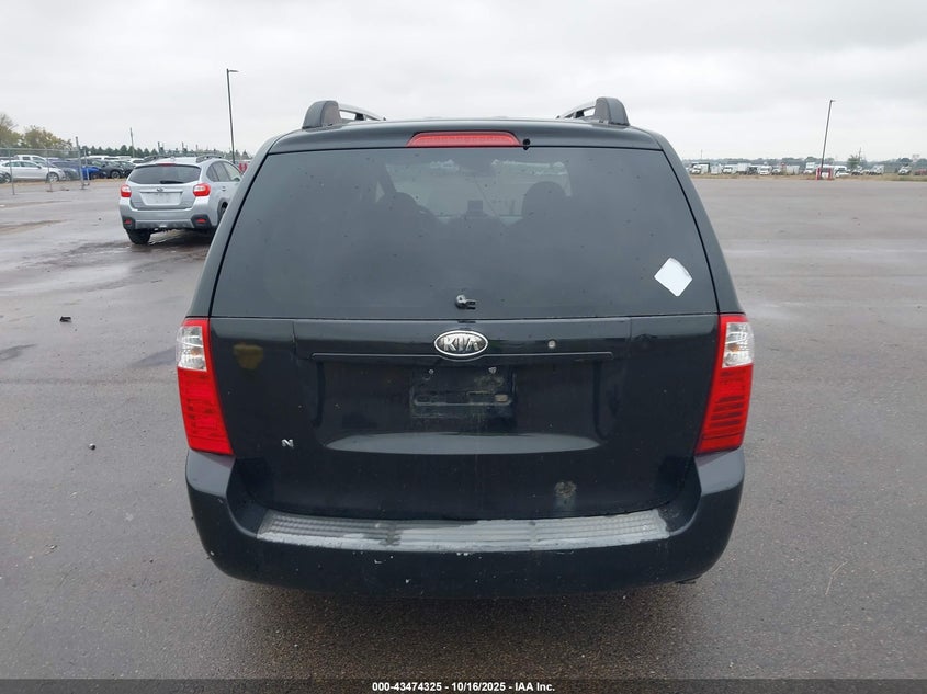 2008 Kia Sedona Lx VIN: KNDMB233686212973 Lot: 43474325
