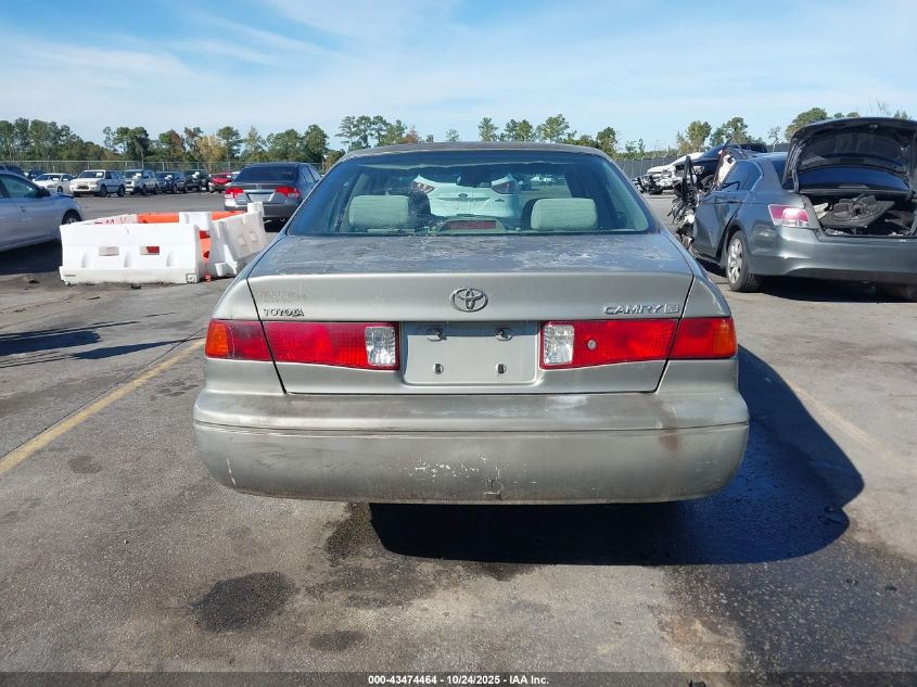 2001 Toyota Camry Le VIN: JT2BG22K210550115 Lot: 43474464