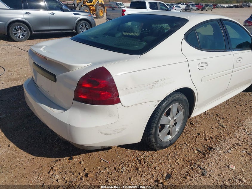 2007 Pontiac Grand Prix VIN: 2G2WP552571127116 Lot: 43474505