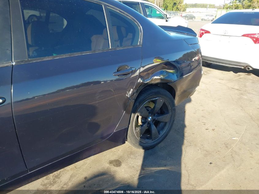 2006 BMW 525I VIN: WBANE53536CK87642 Lot: 43474506