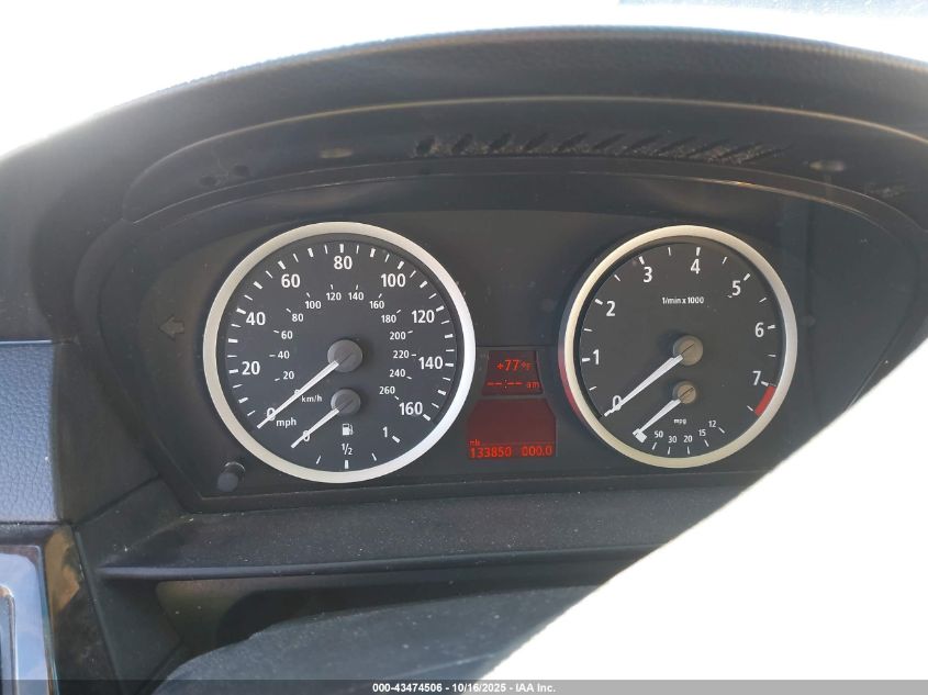 2006 BMW 525I VIN: WBANE53536CK87642 Lot: 43474506